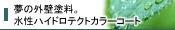 水性ハイドロテクトカラーコートのご案内