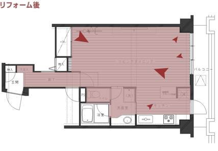 リフォーム後 間取